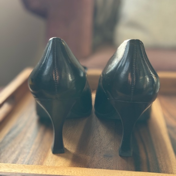 franco sarto brown leather heel 8 - Picture 3 of 8